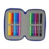Real Madryt piórnik z wyposażeniem triple filled pencil case 37 pcs 412624857